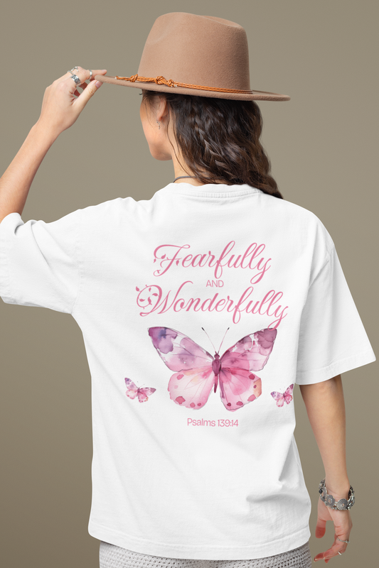Psalms 139 - Women's Oversized Tshirt (Front & back)