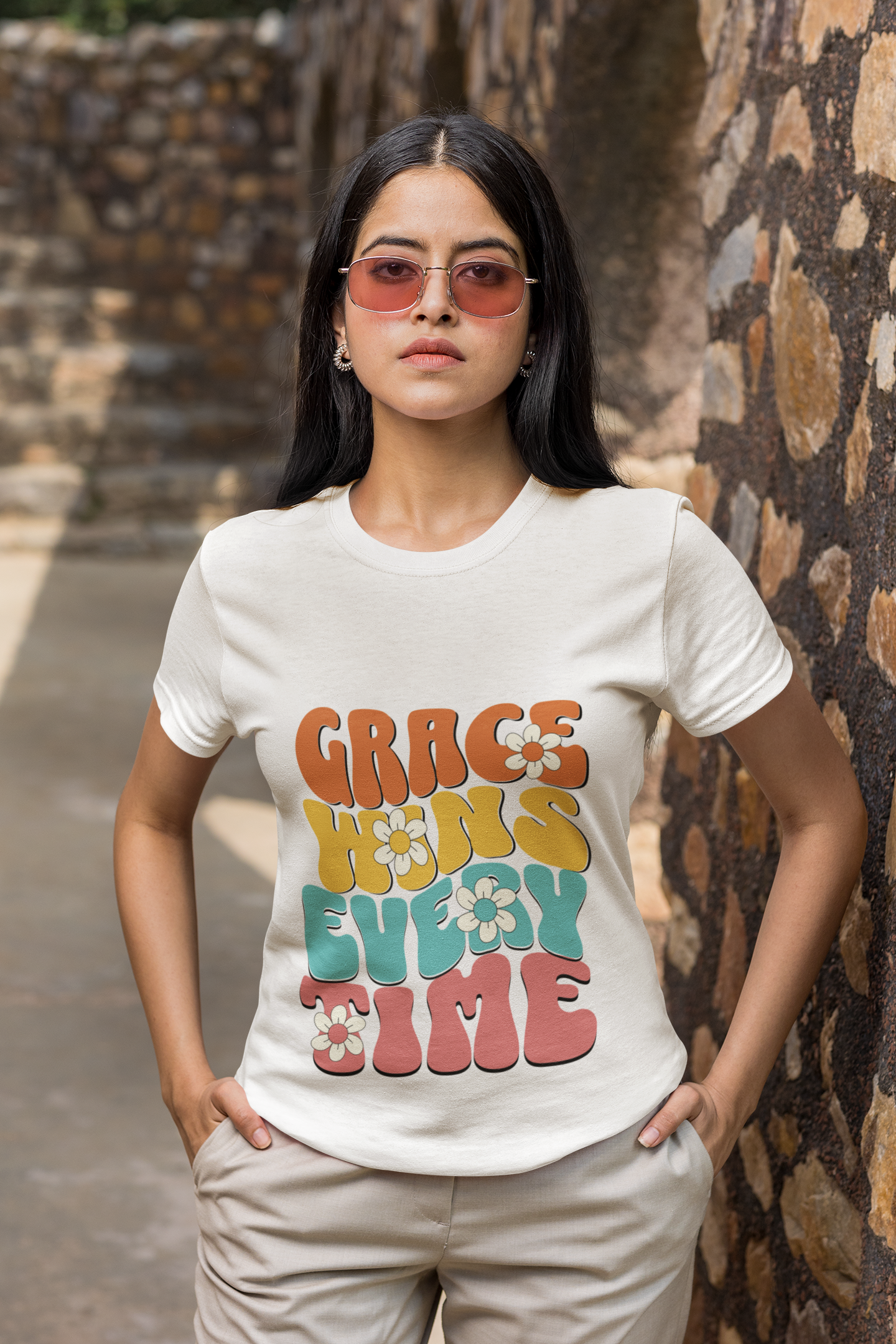 Grace Wins Every Time - Women's Tshirt