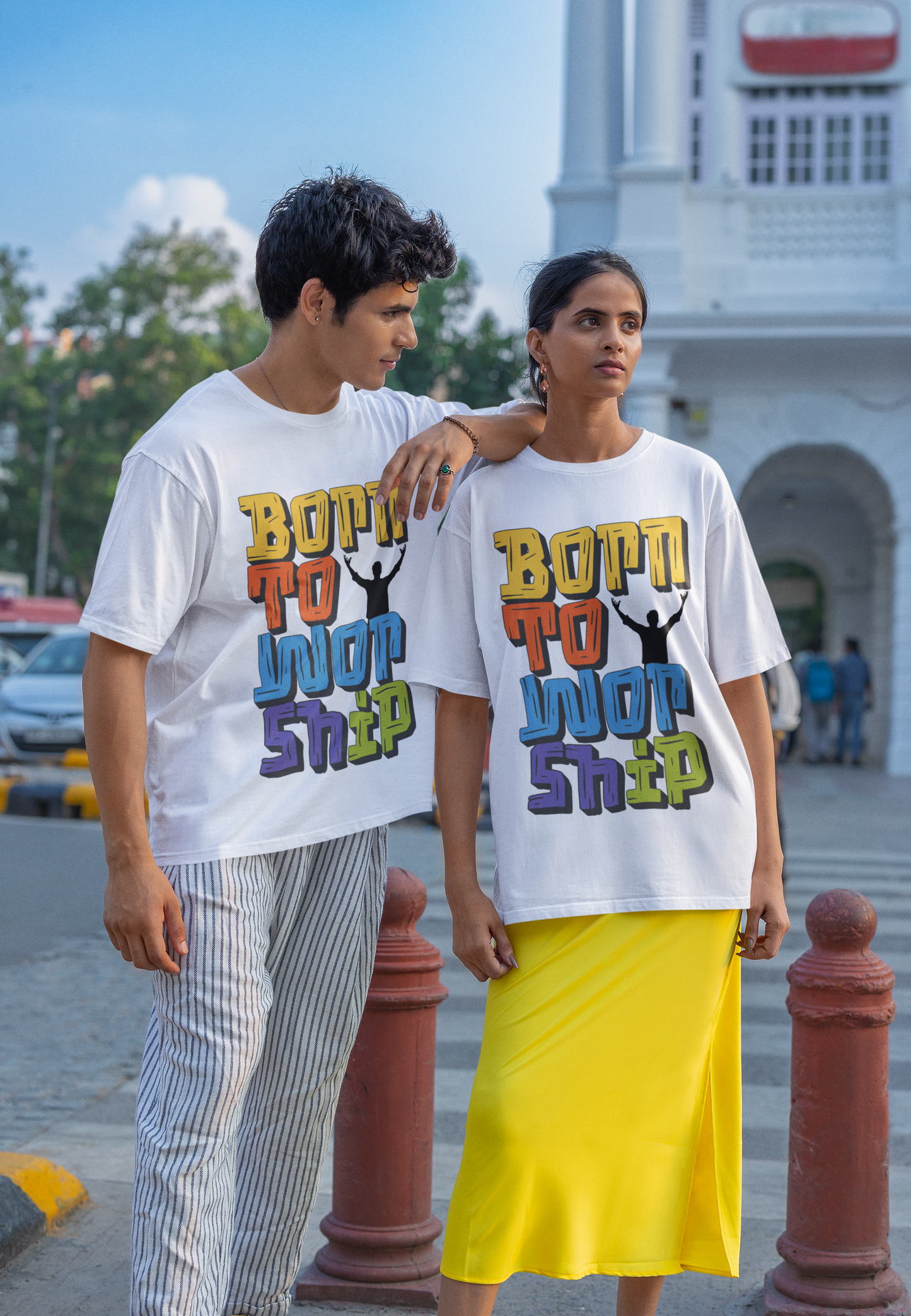 Born to Worship - Premium Oversized Tshirt