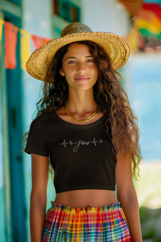 Jesus Heartbeat - Crop Top