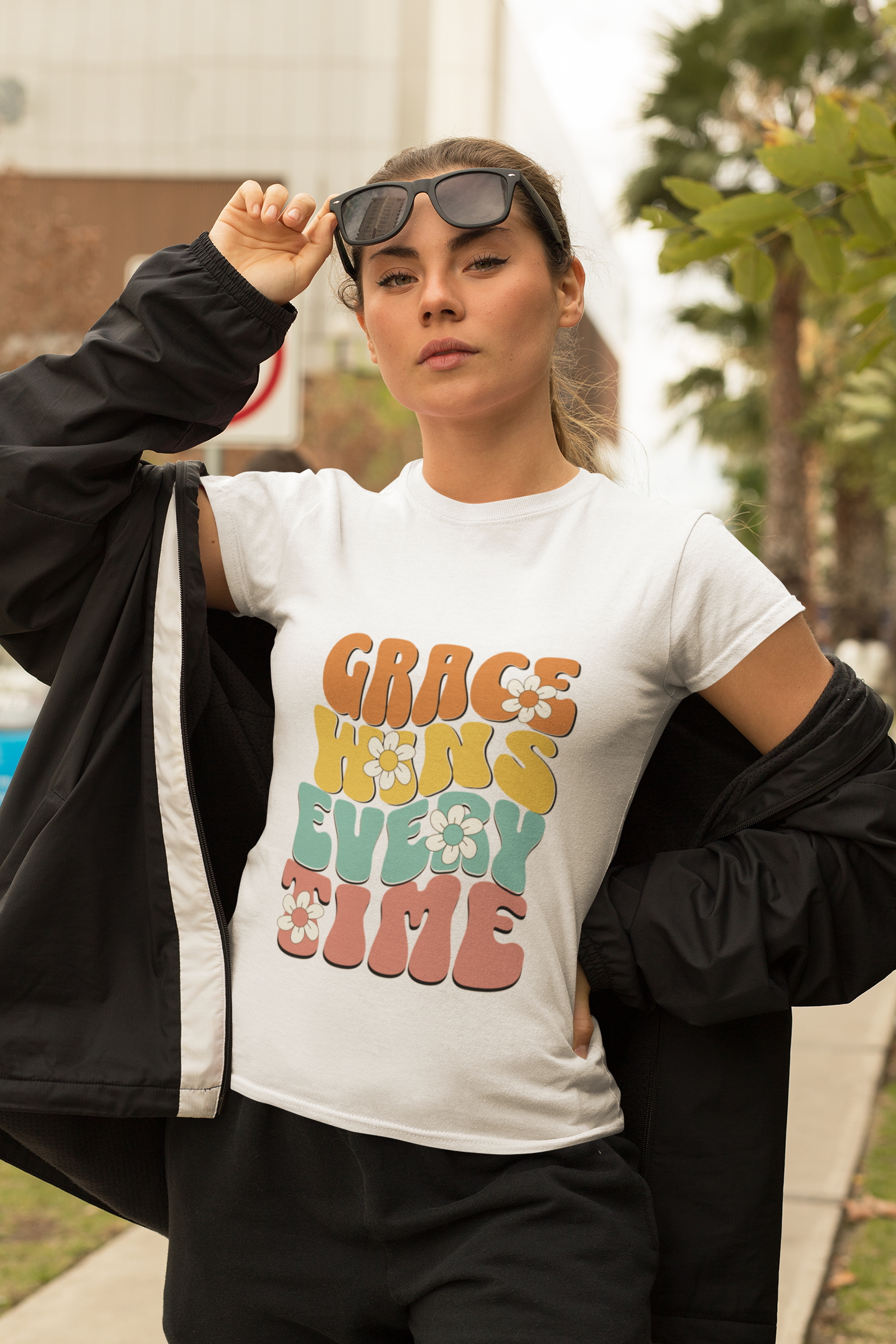Grace Wins Every Time - Women's Tshirt