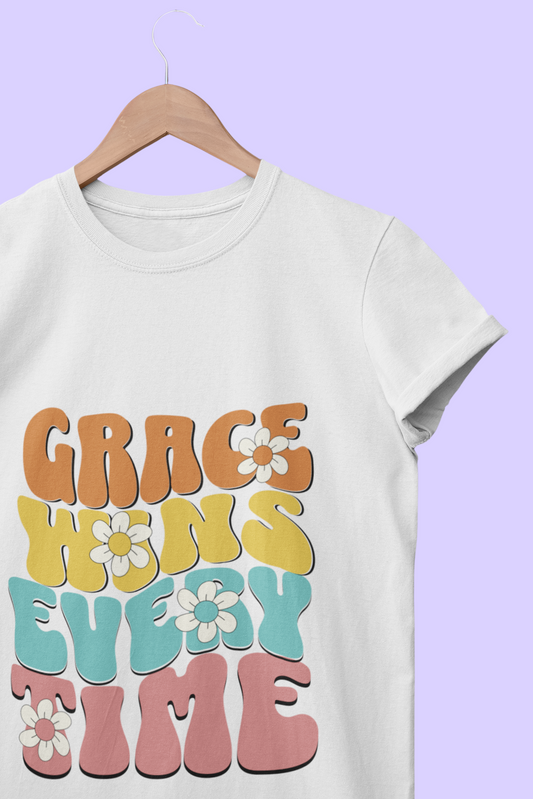 Grace Wins Every Time - Women's Tshirt