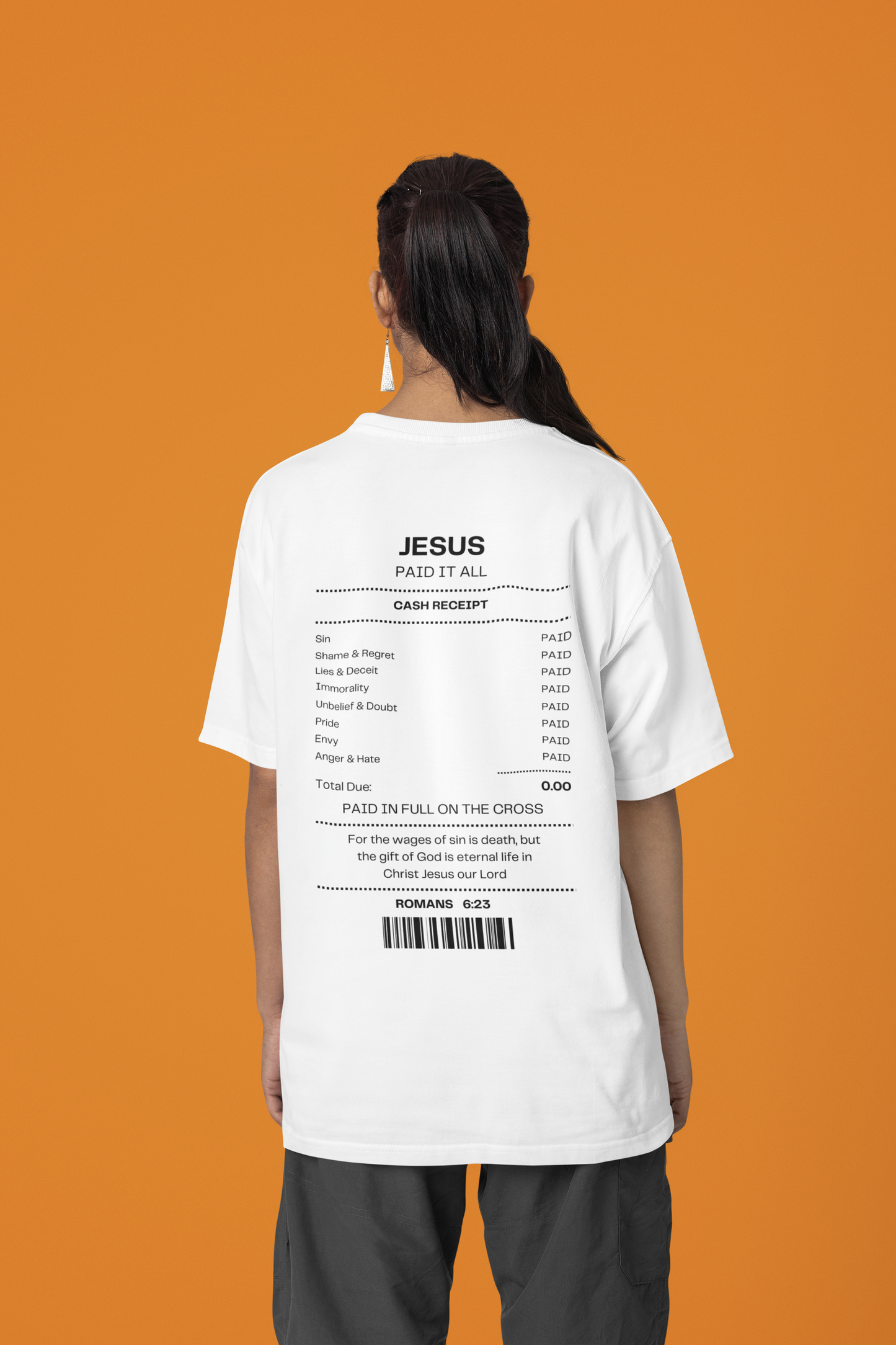 Jesus paid it all - Oversized T-Shirt