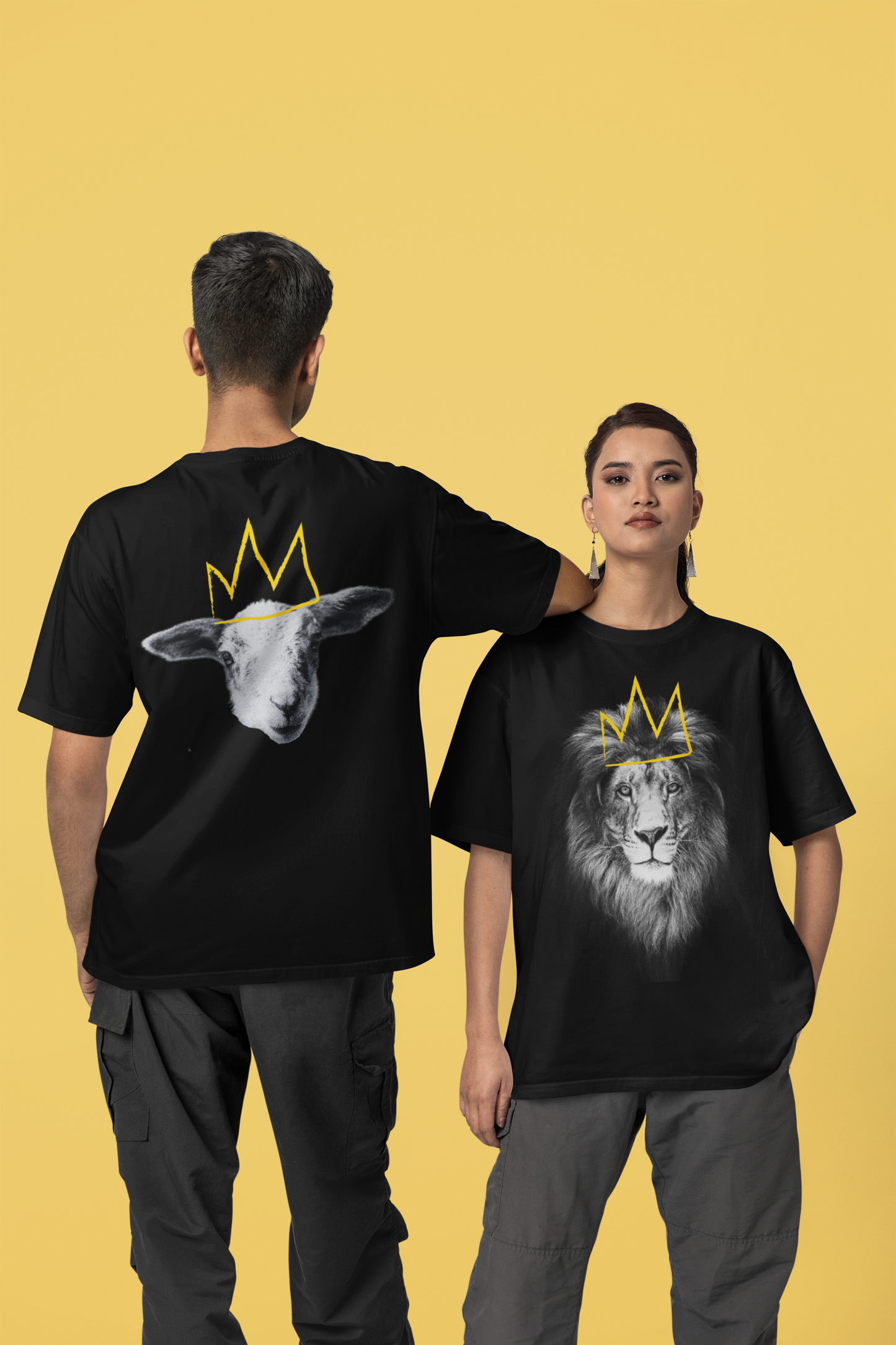 Lion and the Lamb - Oversized T-Shirt