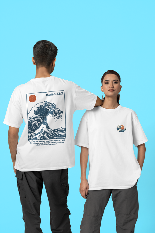 Isaiah 43:2 - Oversized Tshirt (Front & Back)