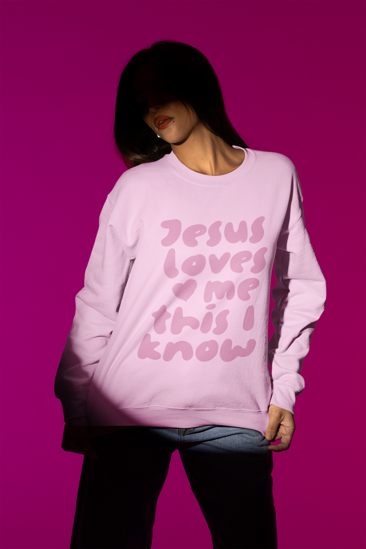 Jesus Loves Me - Oversized Sweatshirt