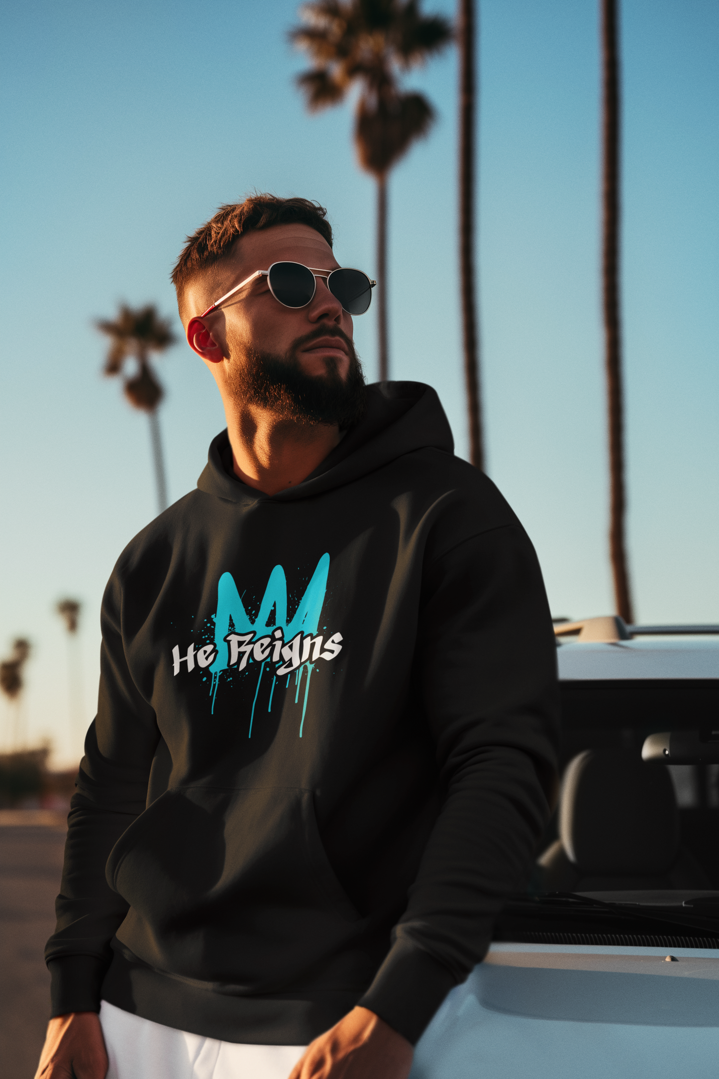 He Reigns - Oversized Hoodie