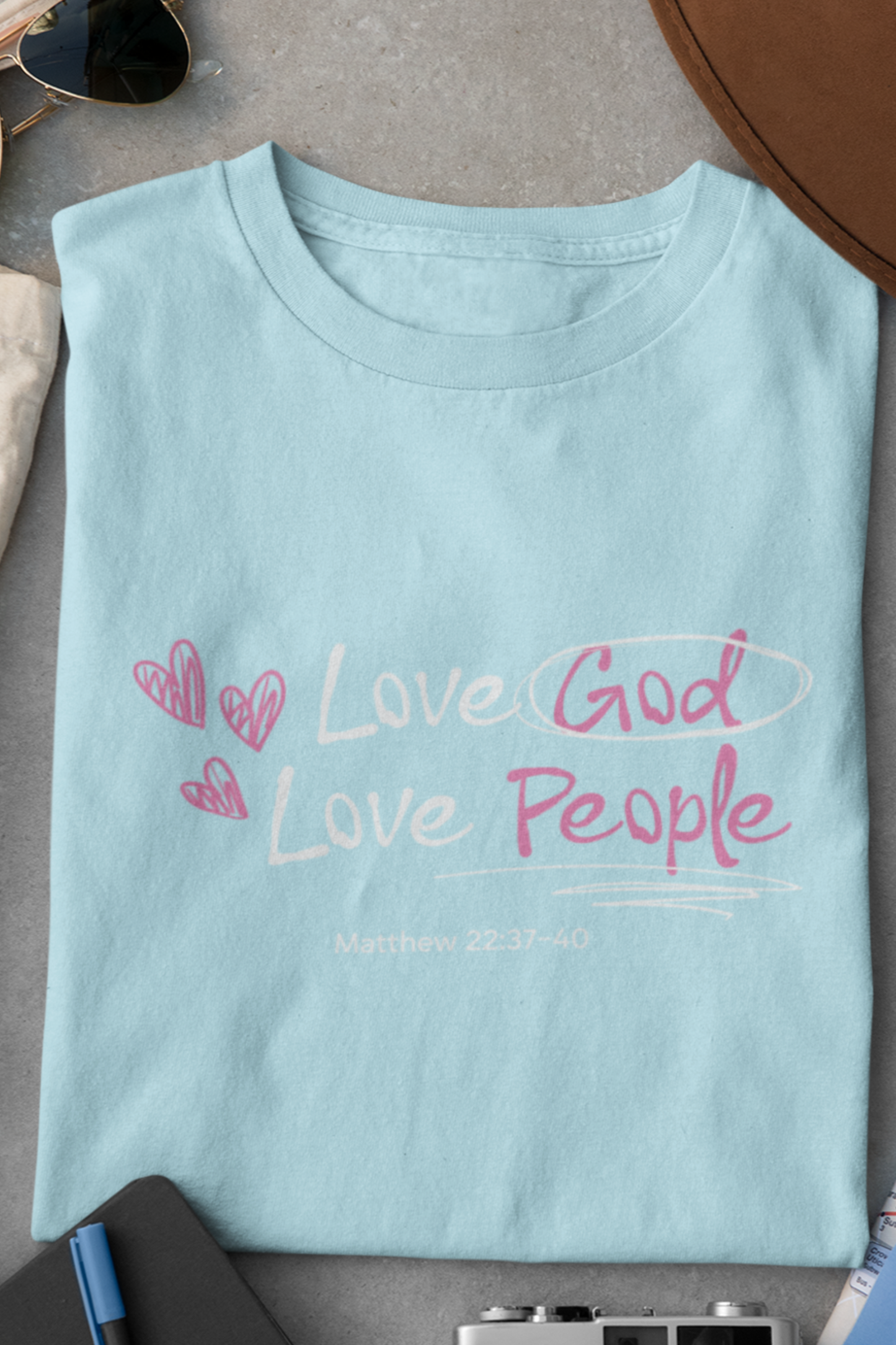 Love God Love People - Unisex Oversized T-Shirt