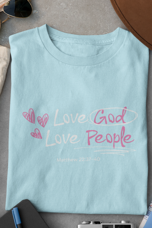 Love God Love People - Unisex Oversized T-Shirt