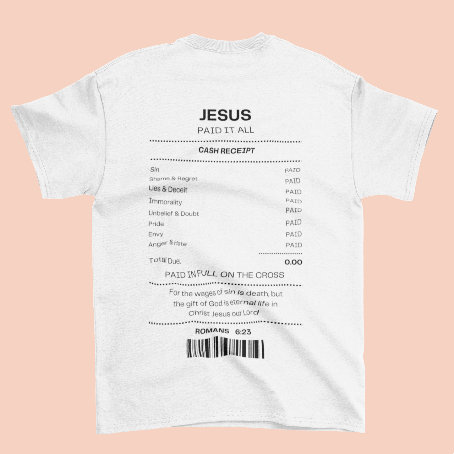 Jesus paid it all - Oversized T-Shirt
