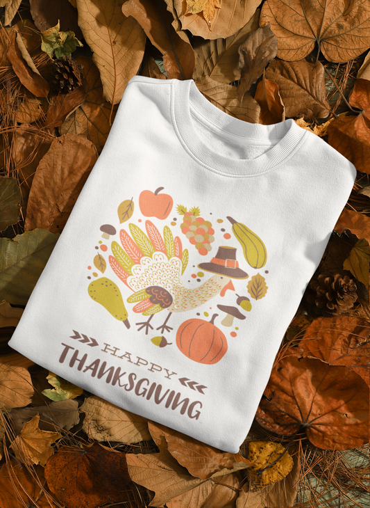 Happy Thanksgiving - Oversized Classic T-Shirt