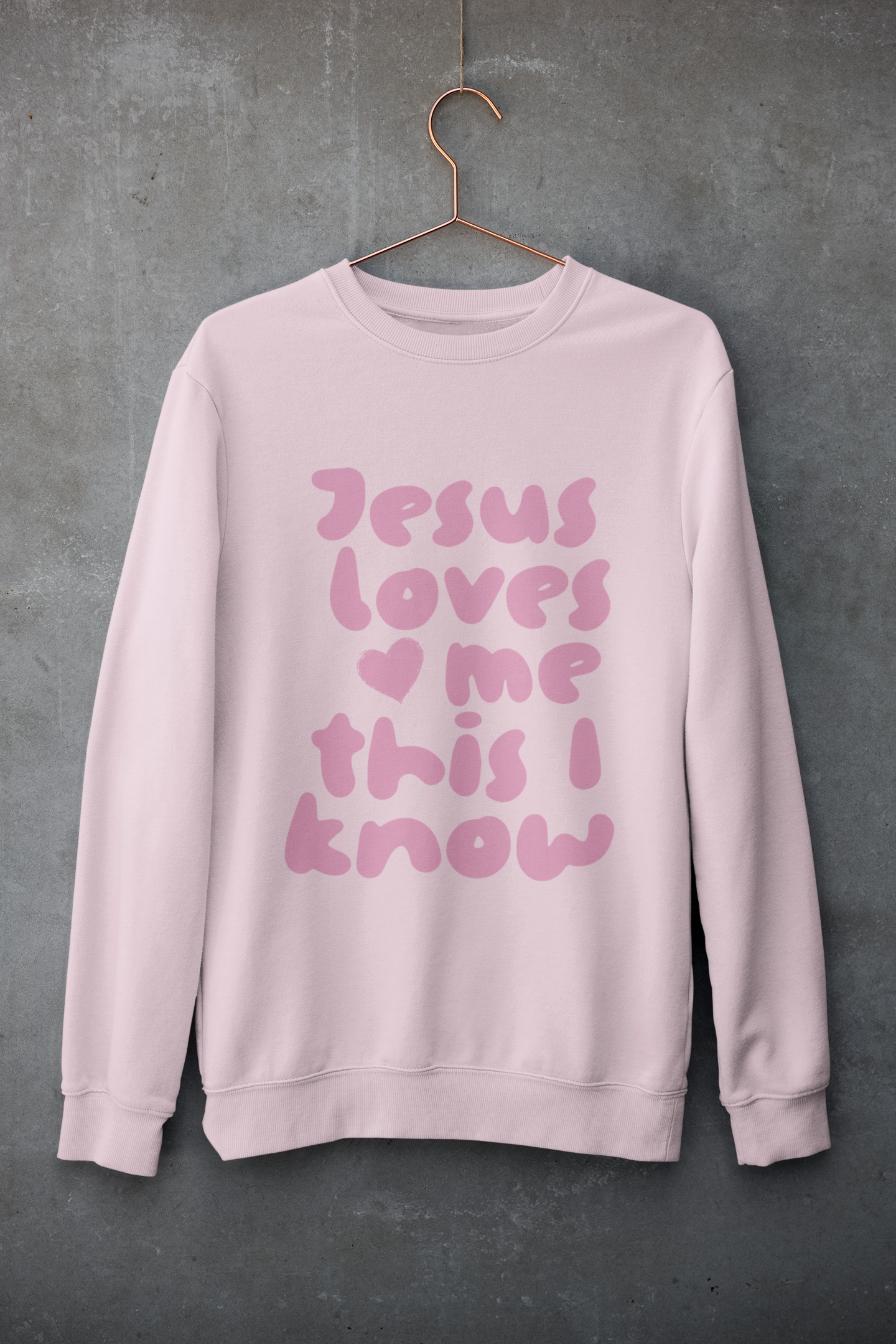 Jesus Loves Me - Oversized Sweatshirt