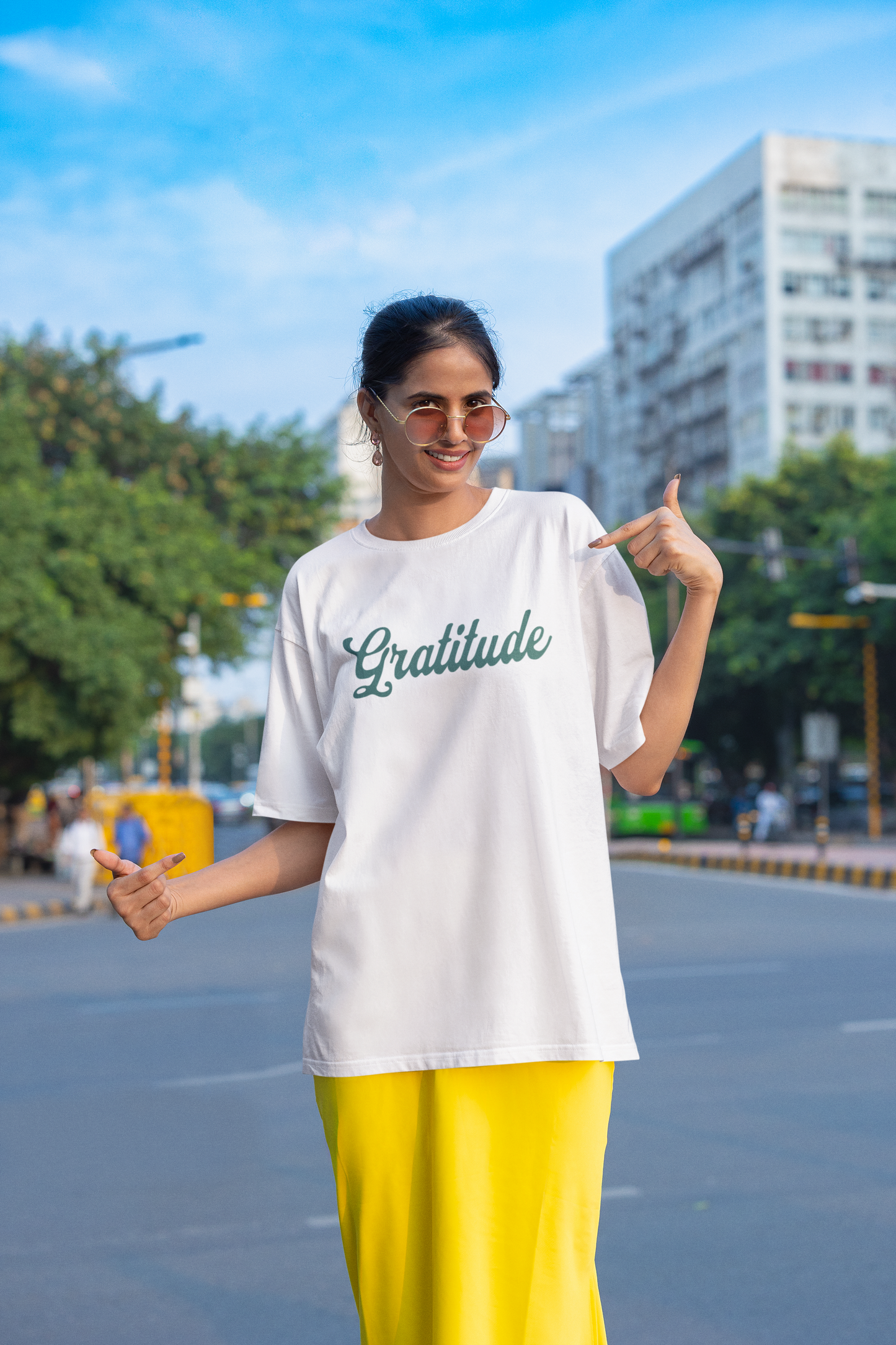 Gratitude - Oversized Classic T-Shirt