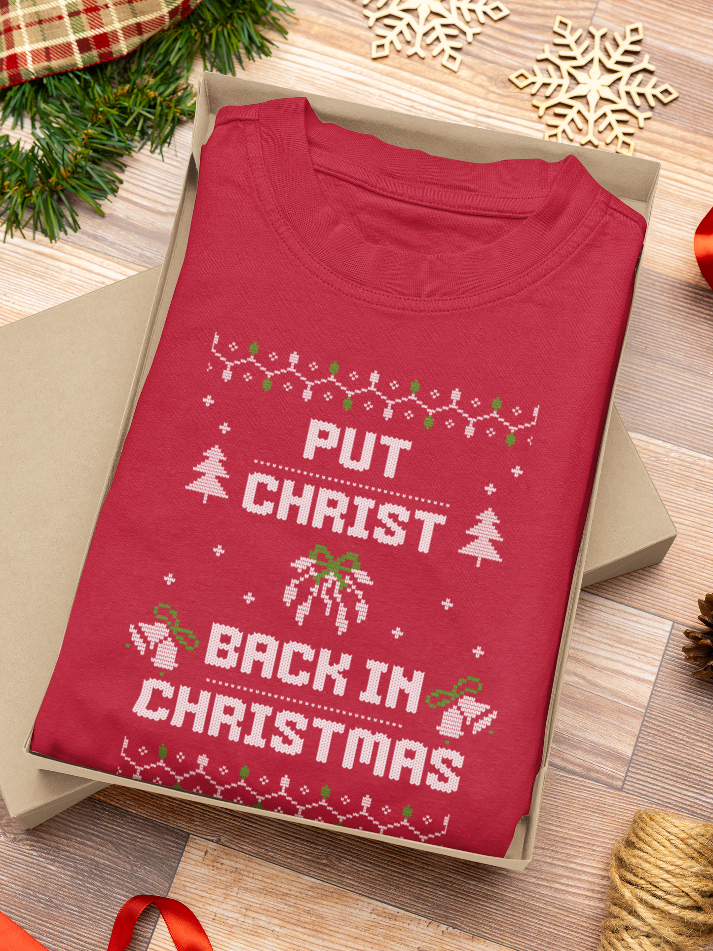 Christ back in Christmas - Oversized T-Shirt