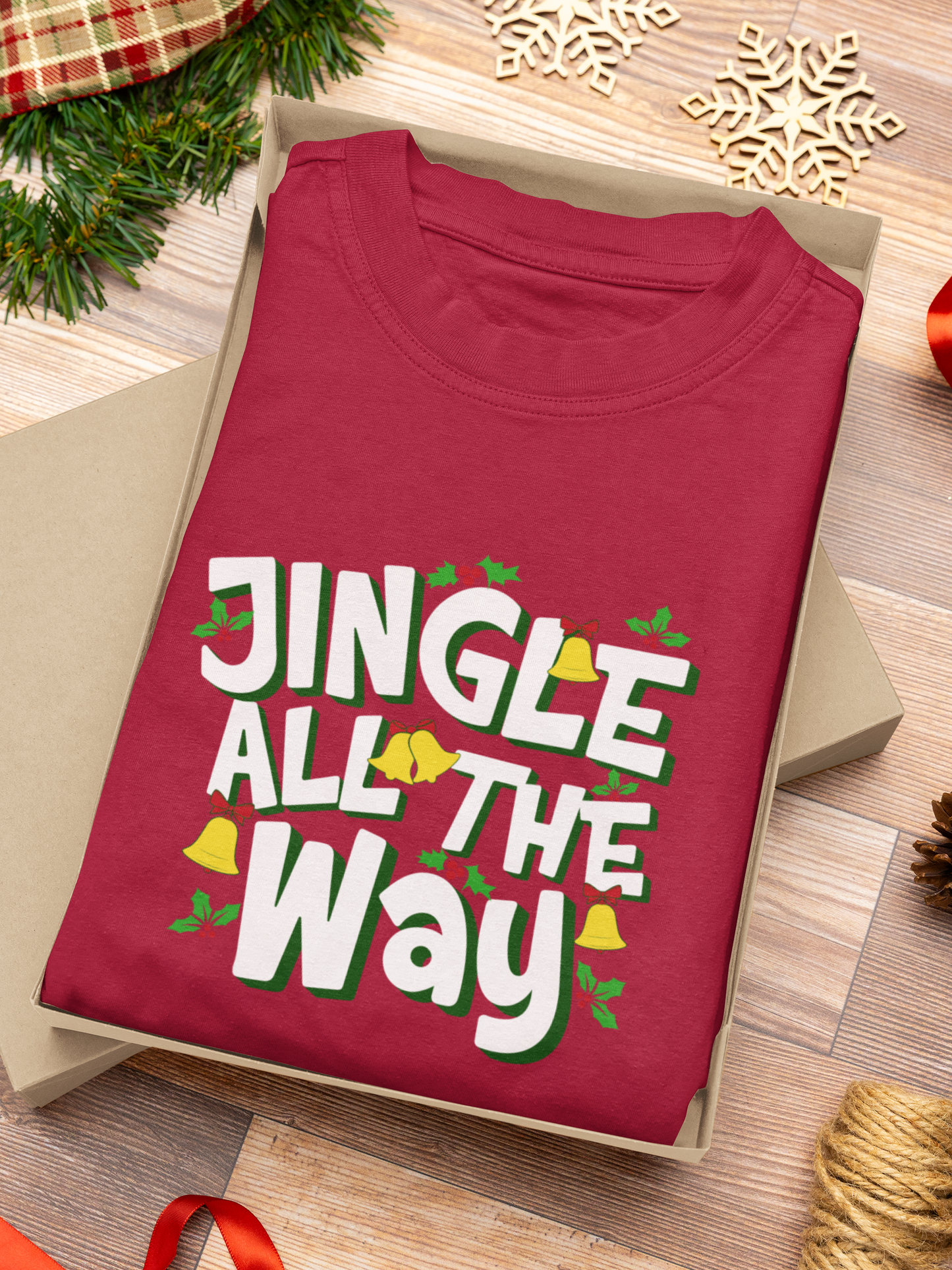 Jingle all the way - Christmas Oversized T-Shirt