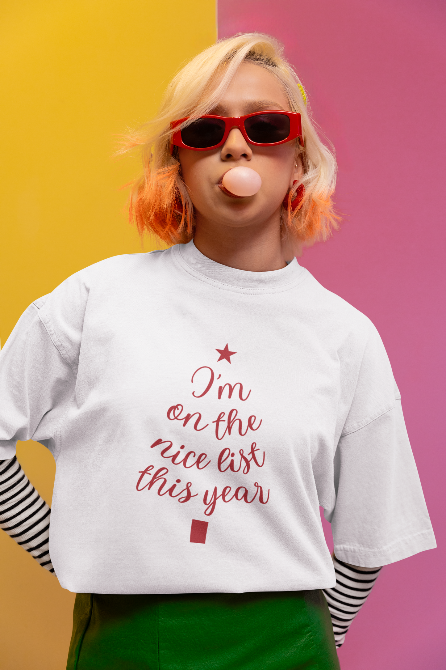 Nice List - Oversized T-Shirt