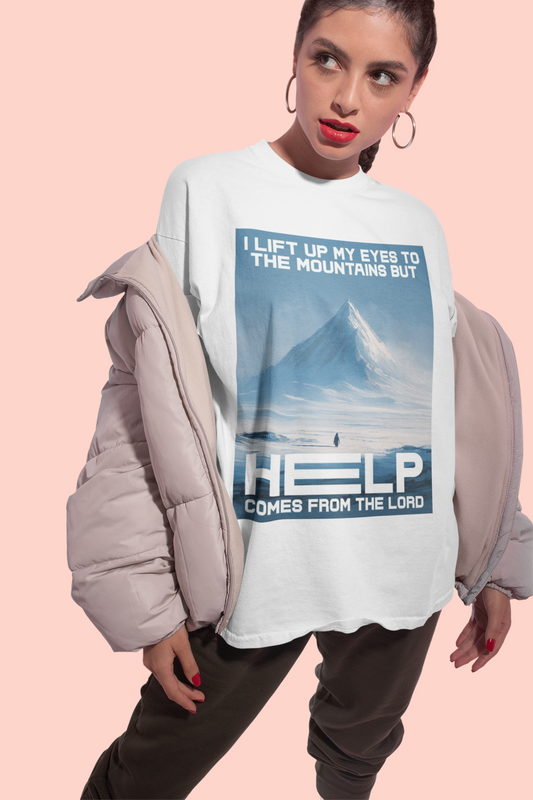 Help comes from the Lord - Oversized T-Shirt