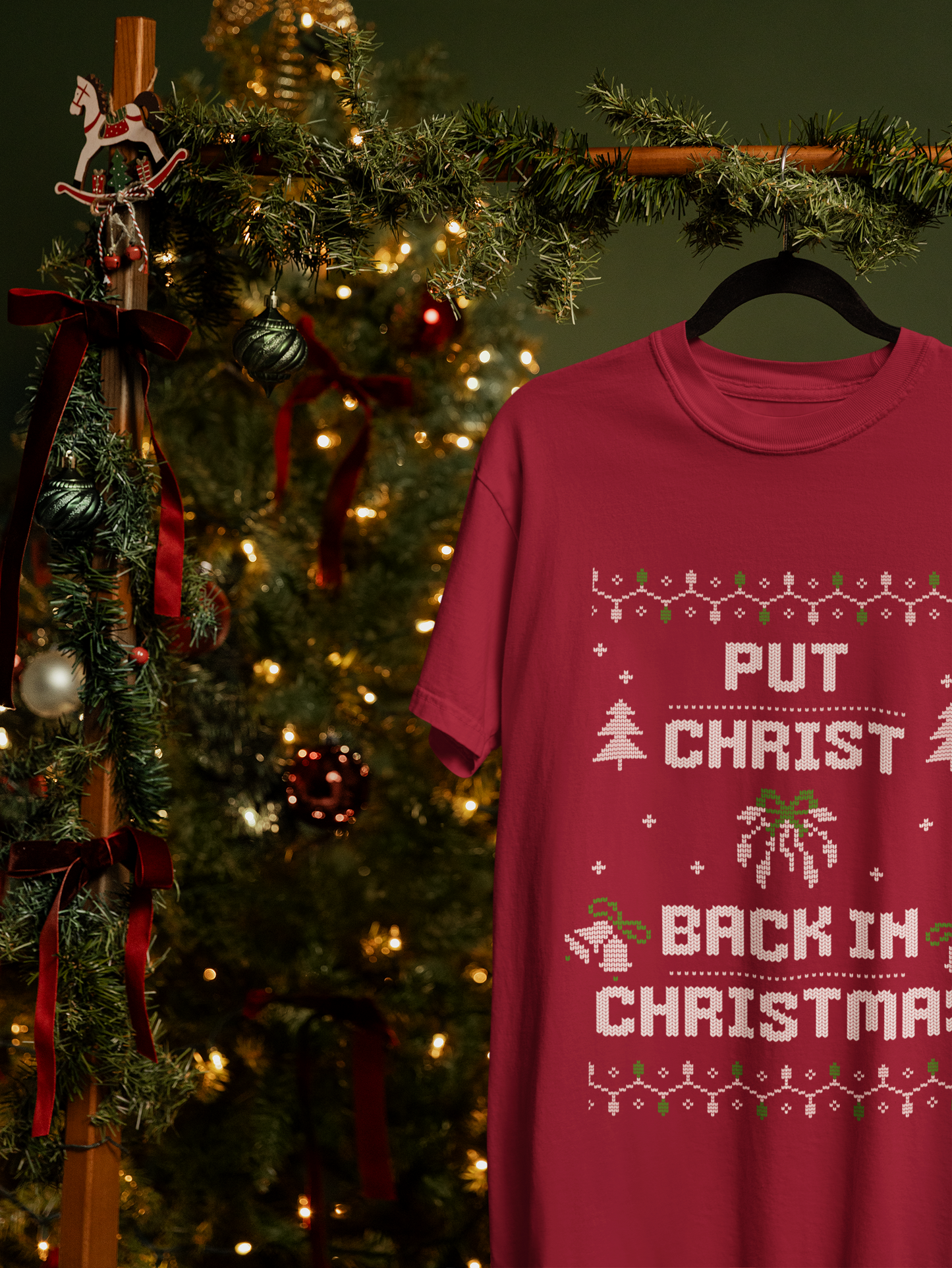 Christ back in Christmas - Oversized T-Shirt